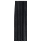Curtains 2 pcs Black 140 x 260 cm Velvet