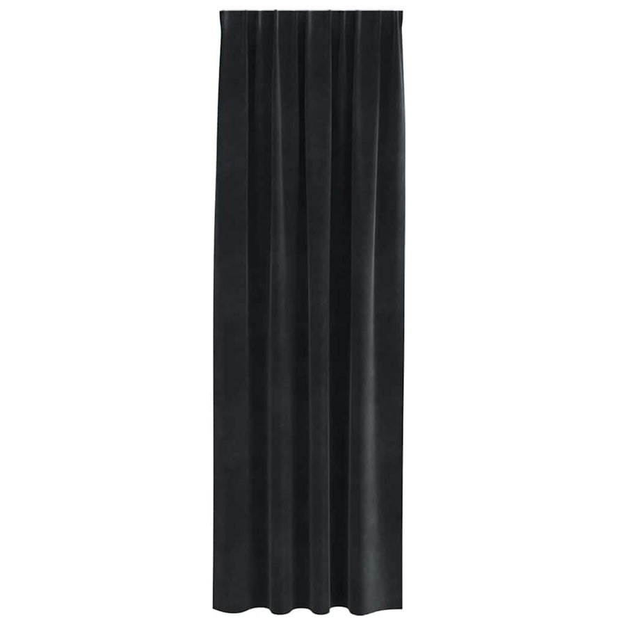 Curtains 2 pcs Black 140 x 260 cm Velvet
