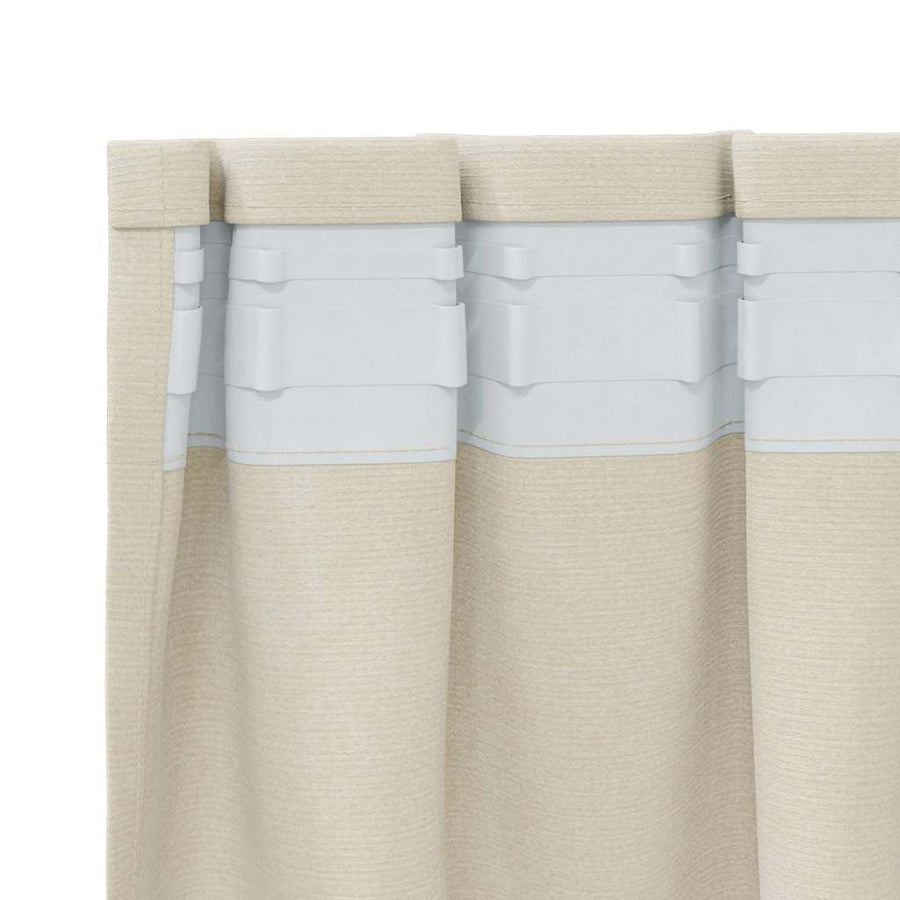 Curtains 2 pcs Cream 140 x 225 cm Velvet