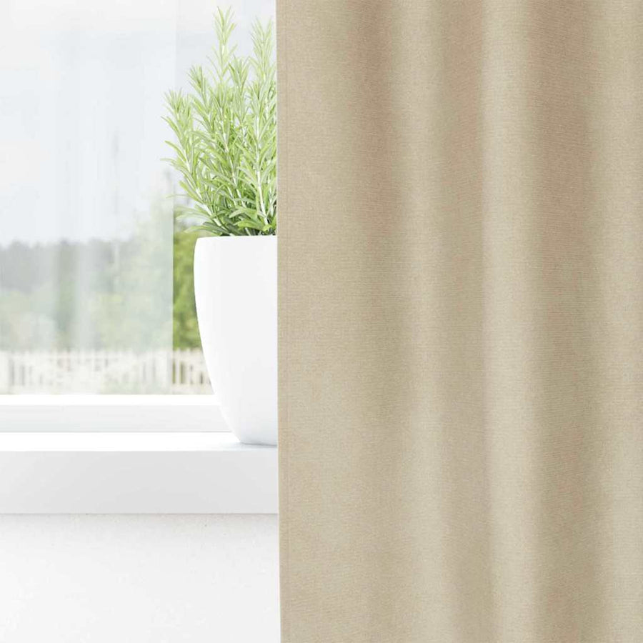 Curtains 2 pcs Cream 140 x 225 cm Velvet