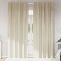 Curtains 2 pcs Cream 140 x 225 cm Velvet