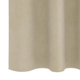 Blackout Curtains 2 pcs Cream 140 x 245 cm Velvet - Rear View