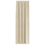 Curtains 2 pcs Cream 140 x 245 cm Velvet