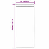 Blackout Curtains 2 pcs Cream 140 x 245 cm Velvet