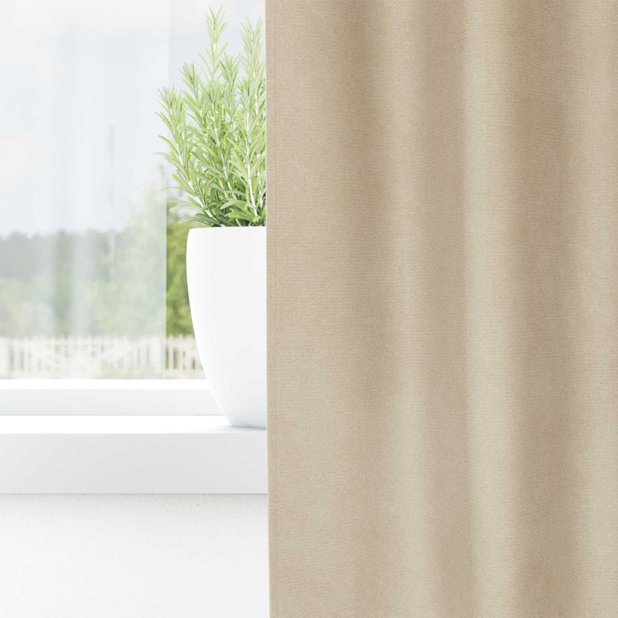 Curtains 2 pcs Cream 140 x 260 cm Velvet