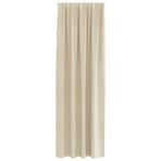 Curtains 2 pcs Cream 140 x 260 cm Velvet