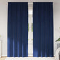 Curtains 2 pcs Dark Blue 140 x 225 cm Velvet