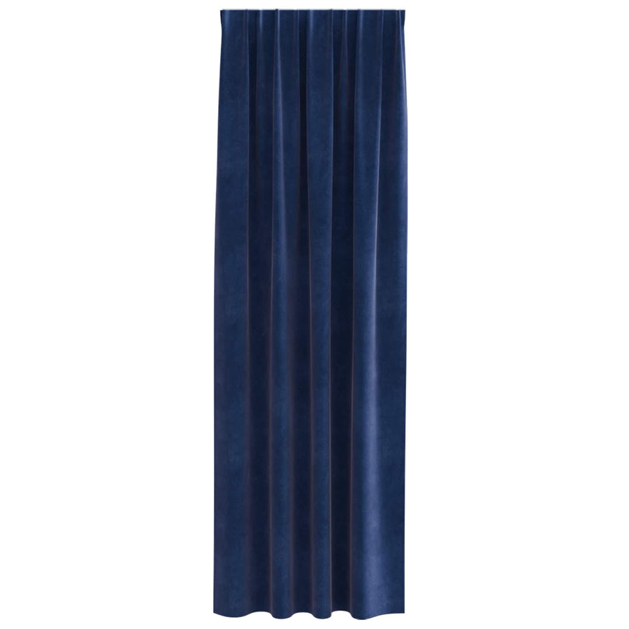 Curtains 2 pcs Dark Blue 140 x 225 cm Velvet