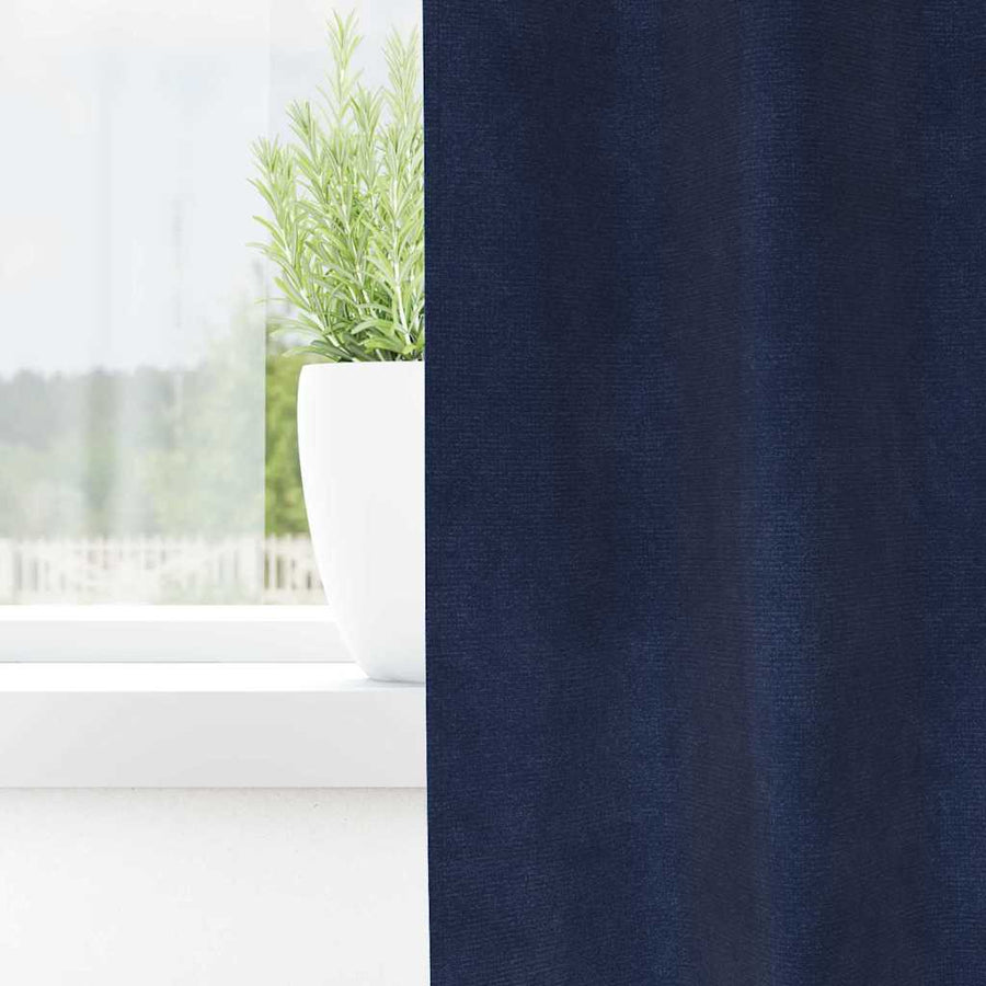 Curtains 2 pcs Dark Blue 140 x 245 cm Velvet