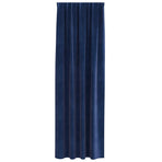 Curtains 2 pcs Dark Blue 140 x 260 cm Velvet