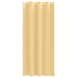 Blackout Curtains with Rings 2 pcs Beige 245 x 140 cm Polyester