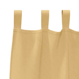 Blackout Curtains with Rings Beige Polyester - 45-Degree Angle