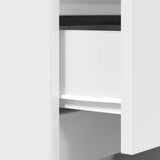 Bedside Cabinet with 3 Drawers White 39x35x65 cm - Extra Image