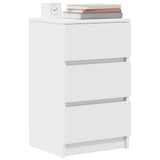 Bedside Cabinets with 3 Drawers 2 pcs White 39x35x65 cm - Top-Down View