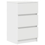 Bedside Cabinets with 3 Drawers 2 pcs White 39x35x65 cm