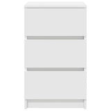 Bedside Cabinets with 3 Drawers 2 pcs White 39x35x65 cm