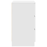 Bedside Cabinets with 3 Drawers 2 pcs White 39x35x65 cm