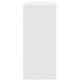 Sideboard with Drawer White 101x35x76 cm Engineered Wood - Close-Up Angle