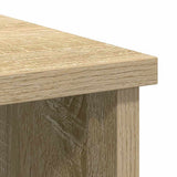 Sideboard with Drawer Sonoma Oak 101x35x76 cm Engineered Wood - Extra Image