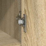 Sideboard with Drawer Sonoma Oak 101x35x76 cm Engineered Wood - Extra Image