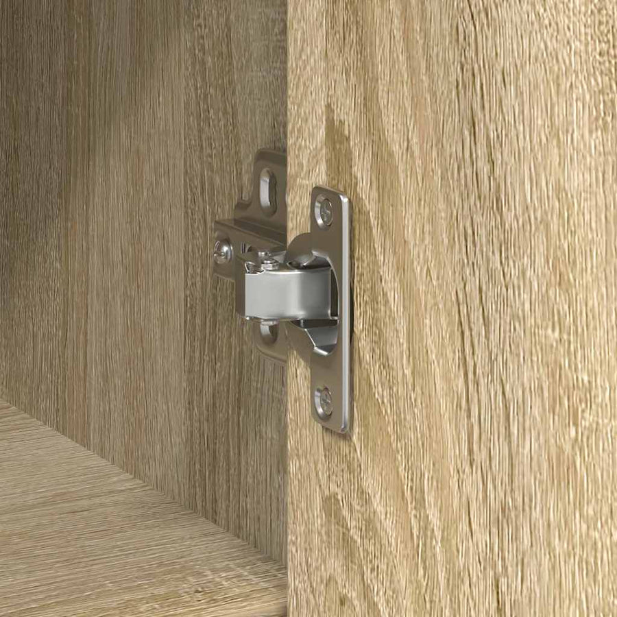 Sideboard with Drawer Sonoma Oak 101x35x76 cm Engineered Wood