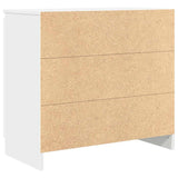 Sideboard with Drawer White 71x35x65 cm Engineered Wood