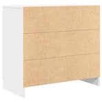 Sideboard with Drawer White 71x35x65 cm Engineered Wood