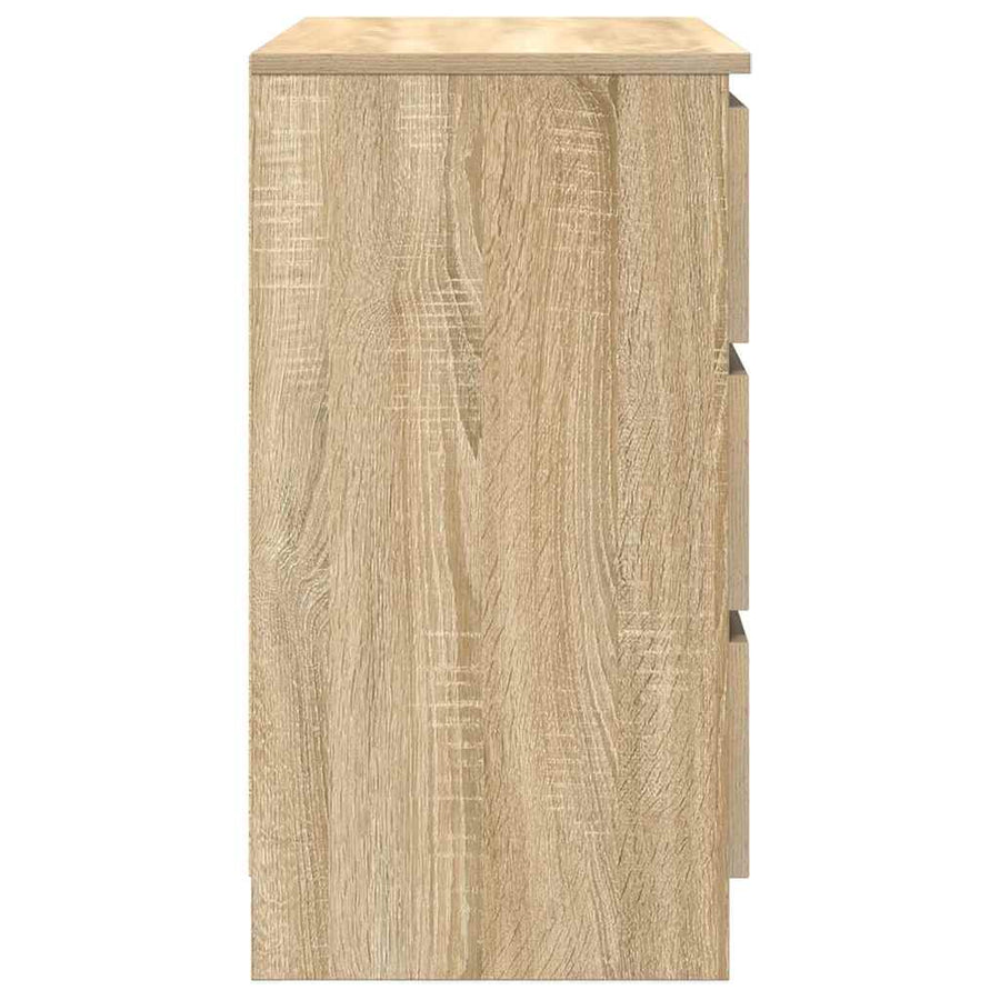 Sideboard with Drawer Sonoma Oak 71x35x65 cm Engineered Wood