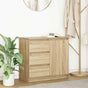 Sideboard with Drawer Sonoma Oak 71x35x65 cm Engineered Wood