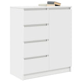 Sideboard with Drawers White 71x35x84 cm Engineered Wood - Top-Down View