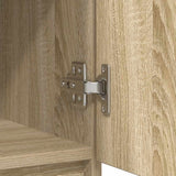 Sideboard with Drawers Sonoma Oak 71x35x84 cm Engineered Wood
