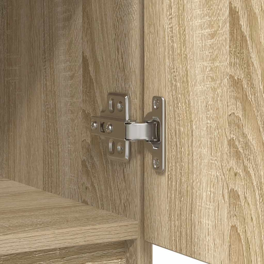 Sideboard with Drawers Sonoma Oak 71x35x84 cm Engineered Wood