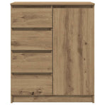 Sideboard with Drawers Artisan Oak 71x35x84 cm Engineered Wood