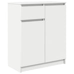 Sideboard with Drawer White 71x35x84 cm Engineered Wood