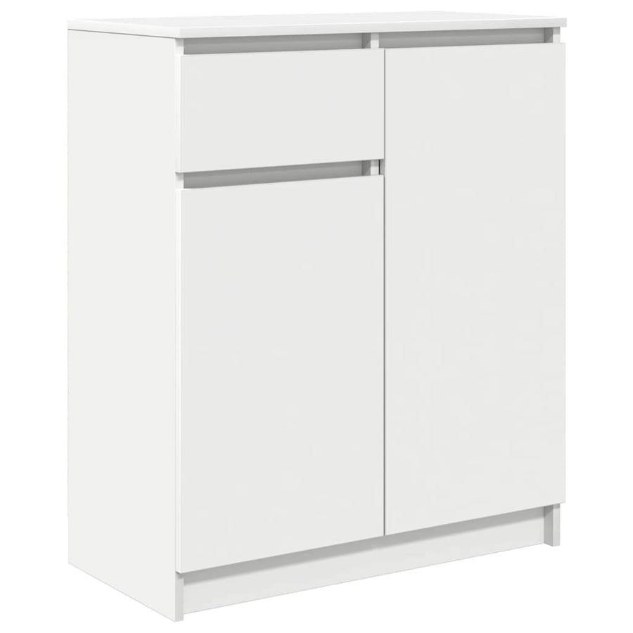 Sideboard with Drawer White 71x35x84 cm Engineered Wood