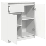 Sideboard with Drawer White 71x35x84 cm Engineered Wood