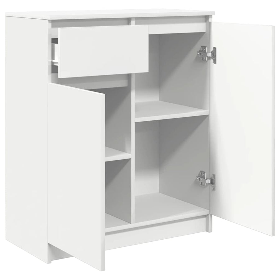 Sideboard with Drawer White 71x35x84 cm Engineered Wood