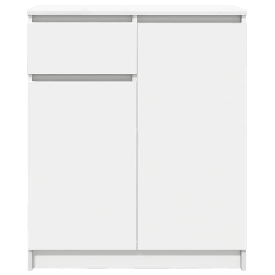 Sideboard with Drawer White 71x35x84 cm Engineered Wood