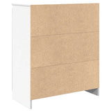 Sideboard with Drawer White 71x35x84 cm Engineered Wood - Low Angle