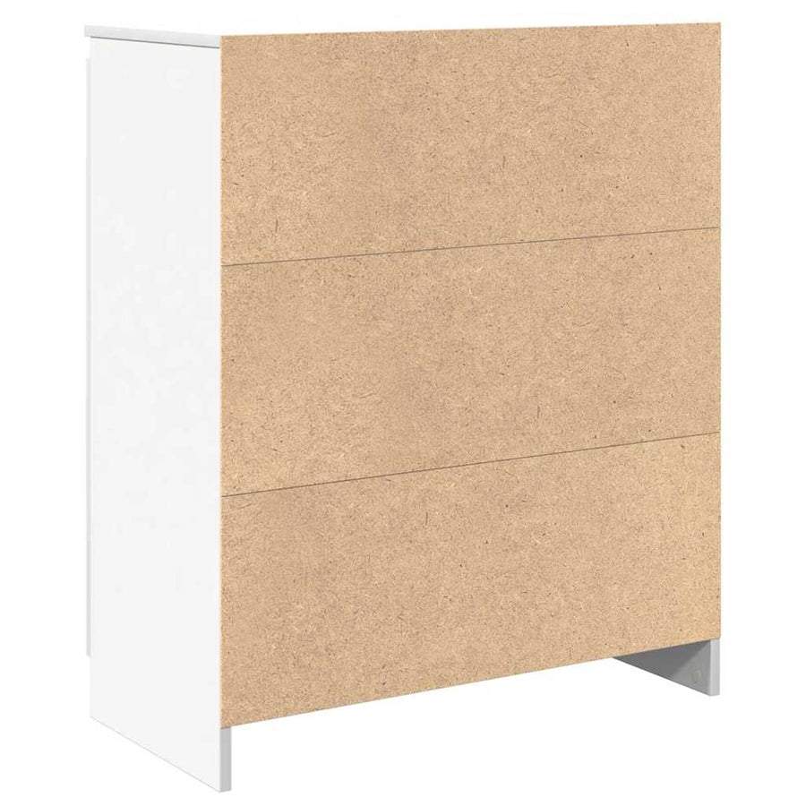 Sideboard with Drawer White 71x35x84 cm Engineered Wood