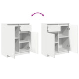 Sideboard with Drawer White 71x35x84 cm Engineered Wood - Extra Image