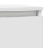 Sideboard with Drawer White 71x35x84 cm Engineered Wood