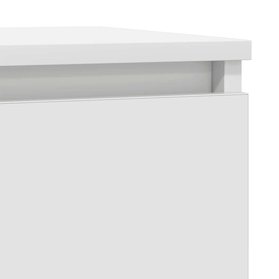 Sideboard with Drawer White 71x35x84 cm Engineered Wood