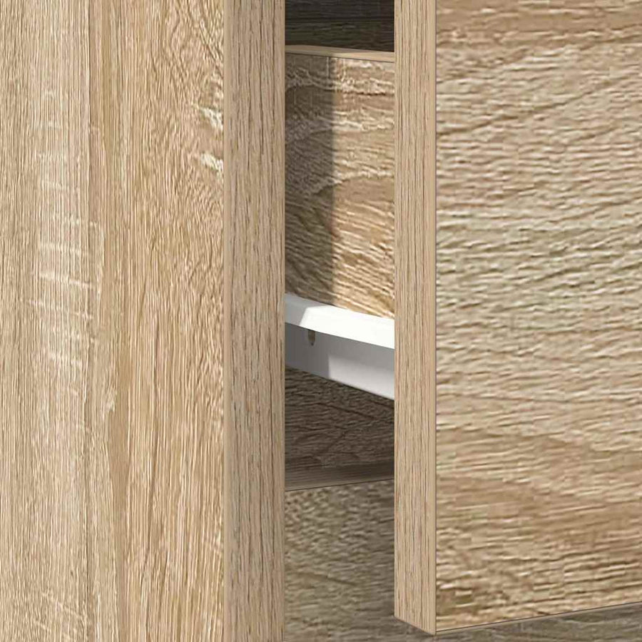 Sideboard with Drawer Sonoma Oak 71x35x84 cm Engineered Wood