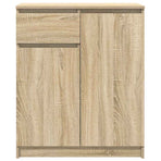 Sideboard with Drawer Sonoma Oak 71x35x84 cm Engineered Wood