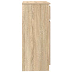 Sideboard with Drawer Sonoma Oak 71x35x84 cm Engineered Wood