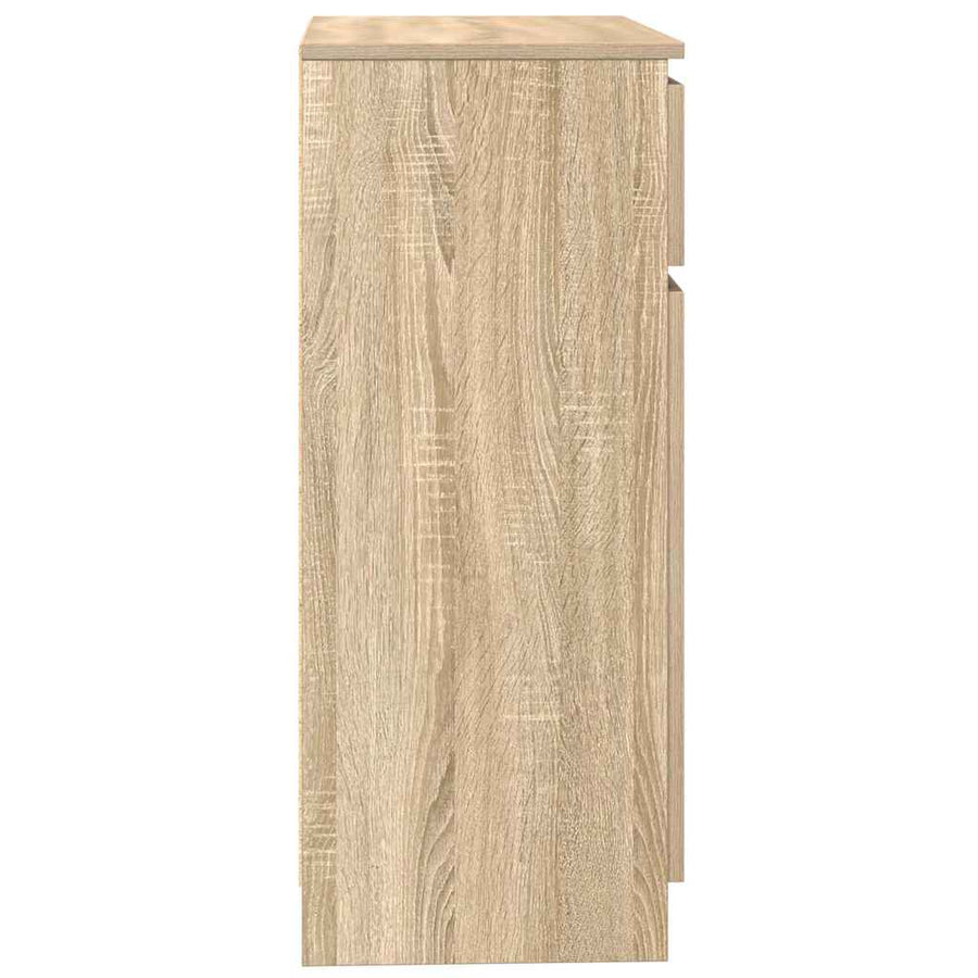 Sideboard with Drawer Sonoma Oak 71x35x84 cm Engineered Wood