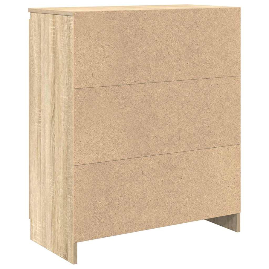 Sideboard with Drawer Sonoma Oak 71x35x84 cm Engineered Wood