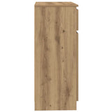 Sideboard with Drawer Artisan Oak 71x35x84 cm Engineered Wood - Close-Up Angle