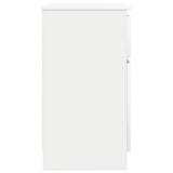 Sideboard with Drawer White 71x35x65 cm Engineered Wood - Close-Up Angle